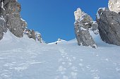 Salita sul Pizzo di Corzene dalla Valle dell'ombra e visita alla Grotta dei Pagani il 23 febbraio 09  - FOTOGALLERY